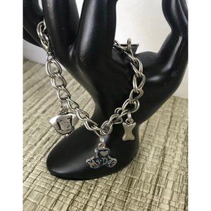 I Heart My Dog Charm bracelet‎ Too Cute